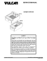 Vulcan-Hart CEF40 Service Manual preview