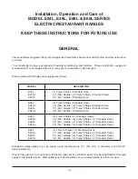 Preview for 5 page of Vulcan-Hart E24L SERIES Installation & Operation Manual