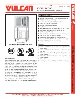 Preview for 1 page of Vulcan-Hart ECO2D Specifications