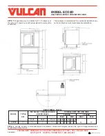 Preview for 2 page of Vulcan-Hart ECO2D Specifications