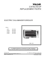 Vulcan-Hart ESB36 Catalog Of Replacement Parts preview