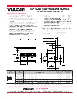 Preview for 2 page of Vulcan-Hart G60CB-6FT24T Specifications