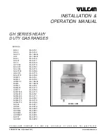 Vulcan-Hart GH3/72 Installation & Operation Manual preview