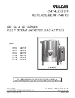 Vulcan-Hart GL40E Replacement Parts Catalog preview