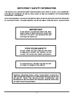 Preview for 2 page of Vulcan-Hart GRD25 Operation Manual