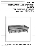 Vulcan-Hart HEG24R Installation And Operation Manual preview