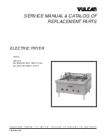 Vulcan-Hart MEF24A Service Manual & Catalog Of Replacement Parts preview