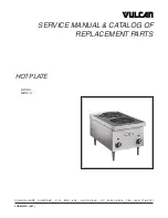 Preview for 1 page of Vulcan-Hart MEH14 Service Manual & Catalog Of Replacement Parts