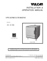 Vulcan-Hart ML- 126586 Installation And Operation Manual preview