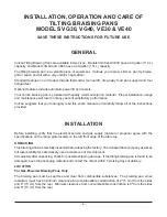 Preview for 4 page of Vulcan-Hart ML-126847 Installation & Operation Manual