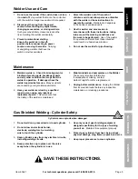 Preview for 5 page of Vulcan-Hart OMNIPRO 220 Owner'S Manual & Safety Instructions