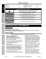 Preview for 2 page of Vulcan-Hart PROTIG 165 Owner'S Manual