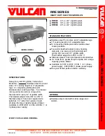 Vulcan-Hart RRE24 Specifications preview