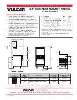 Предварительный просмотр 2 страницы Vulcan-Hart V24-1T Specifications