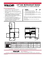 Preview for 2 page of Vulcan-Hart V260-1 Specifications