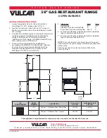 Предварительный просмотр 2 страницы Vulcan-Hart Value Series V36-1 Installation Instructions