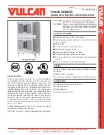 Vulcan-Hart VC44EC Specifications предпросмотр