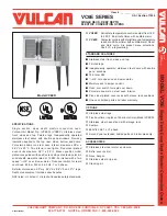 Vulcan-Hart VC6EC Specifications preview