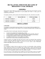 Предварительный просмотр 3 страницы Vulcan-Hart VCRG24-M Installation & Operation Manual