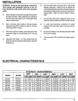 Preview for 5 page of Vulcan-Hart VEL100 Installation, Operating And Service Manual