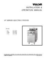 Vulcan-Hart VF1 Installation & Operation Manual предпросмотр