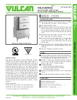 Vulcan-Hart VHL2D Specifications preview