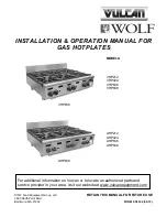 Vulcan-Hart VHP212 Installation & Operation Manual preview