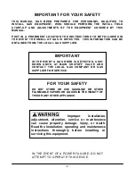 Предварительный просмотр 2 страницы Vulcan-Hart VHP212 Installation & Operation Manual