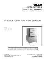 Vulcan-Hart VL2GSS Installation And Operation Manual preview