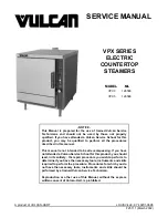 Vulcan-Hart VPX3 Service Manual preview