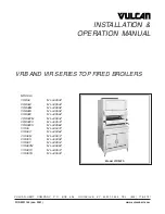 Предварительный просмотр 1 страницы Vulcan-Hart VRB Series Installation & Operation Manual