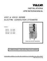 Vulcan-Hart VSX10EC ML-114824 Installation And Operation Manual preview