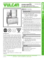 Vulcan-Hart VSX42GT Specifications preview