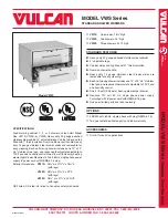 Preview for 1 page of Vulcan-Hart VW1S Specifications