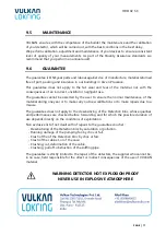 Предварительный просмотр 17 страницы Vulkan HRD 92 S.C User Manual