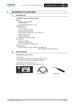 Предварительный просмотр 4 страницы Vulkan Lokring LOKATOR VL30 Instruction Manual