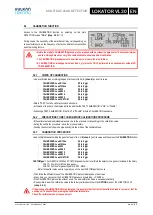 Предварительный просмотр 12 страницы Vulkan Lokring LOKATOR VL30 Instruction Manual