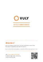 Preview for 1 page of Vuly BMX Bike Owner'S Manual