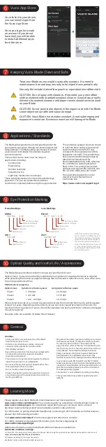 Preview for 2 page of Vuzix Blade 494 Quick Start Manual