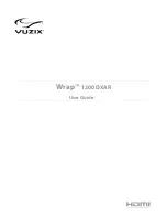 Предварительный просмотр 1 страницы Vuzix Wrap 1200DXAR User Manual