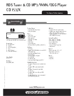 Предварительный просмотр 2 страницы VVDO Dayton CD1537X Manual