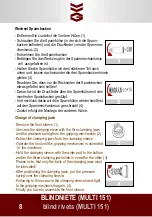 Preview for 8 page of VVG MULTI 151 Instruction Manual