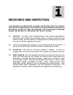 Preview for 3 page of VWR International 1330FM Installation Manual