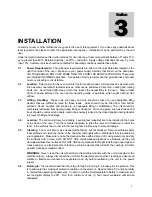 Preview for 5 page of VWR International 1330FM Installation Manual