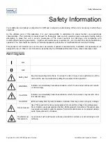 Preview for 3 page of VWR International 47747-222 Installation And Operation Manual