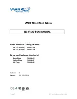 VWR International 700-0245 Instruction Manual preview