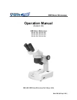 VWR International 89404-492 Operation Manual preview