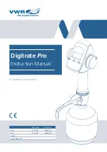 VWR International DIGITRATE PRO Series Instruction Manual preview