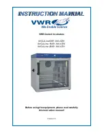 VWR International INCU-Line 150R Instruction Manual preview