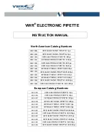 VWR International VWR 10 Instruction Manual preview